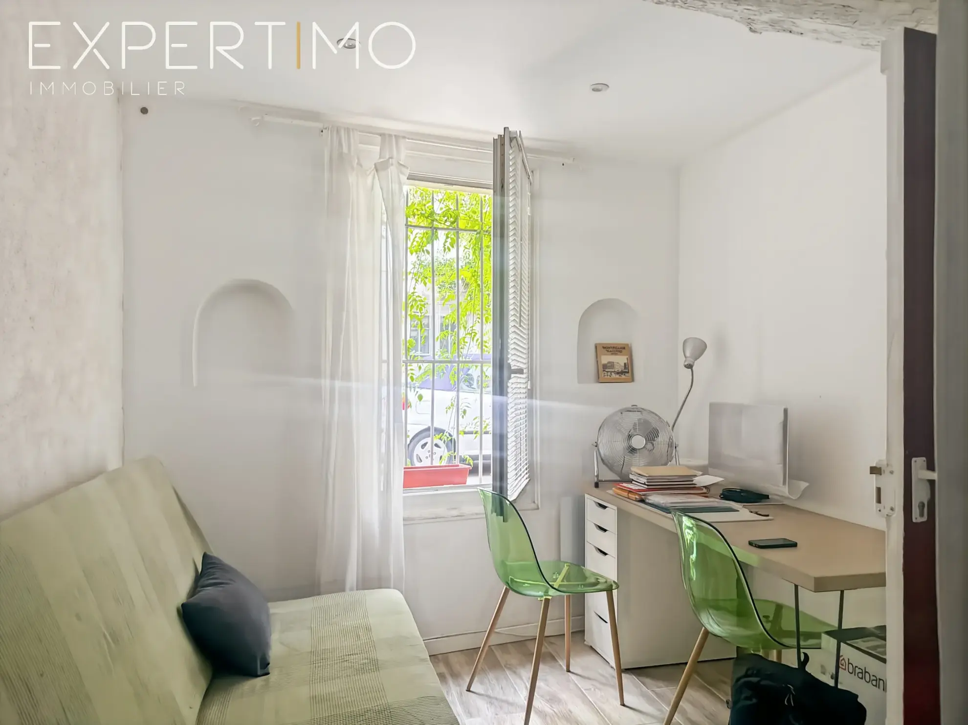 Studio rénové de 14 m² à Montpellier, quartier Beaux-Arts / Boutonnet