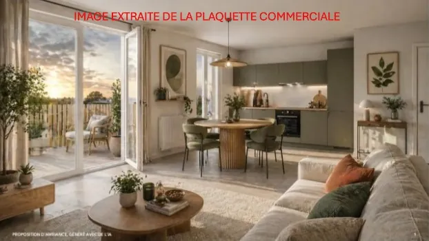 Appartement neuf T2 à Cherbourg-en-Cotentin avec balcon et parking - Livraison 2028