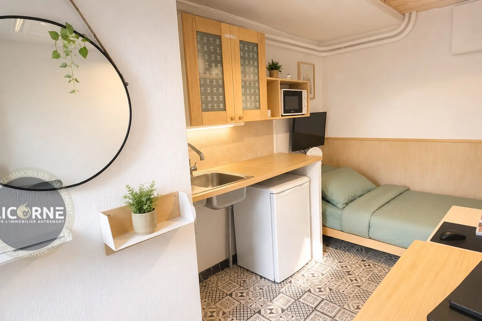 Investissement immobilier : studette meublée à Marseille Périer, rendement élevé