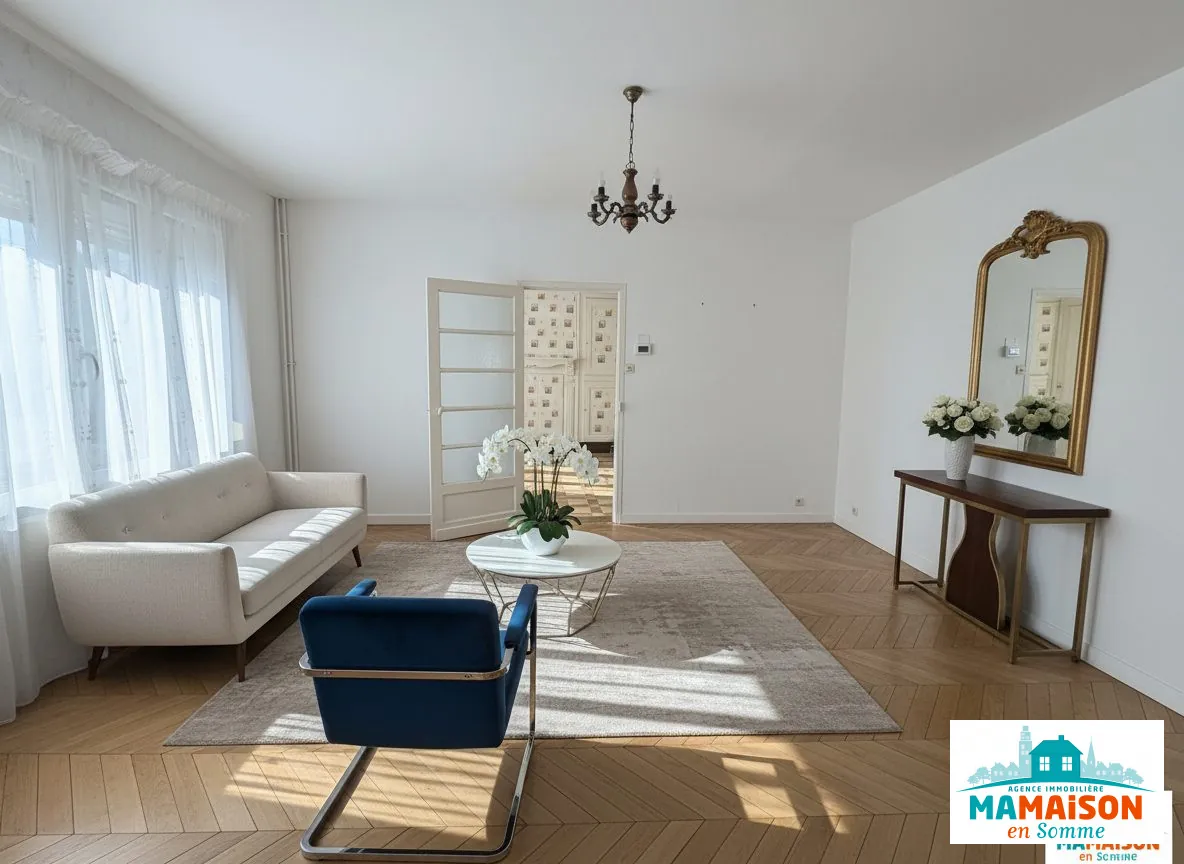 Photo retouchée  Maison à Fouilloy avec 2 chambres, jardin et autonomie de plain-pied