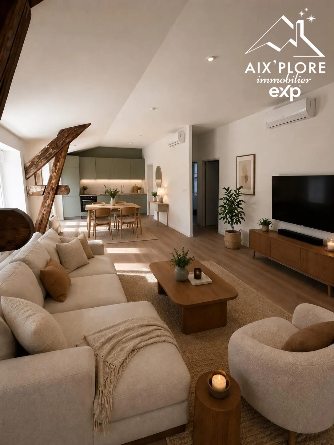 Appartement rénové de 87 m² avec garage au cœur de Yenne