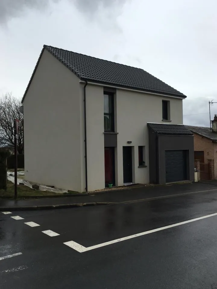 Pavillon contemporain 4 chambres à Havernas – Maison neuve avec garage et grand terrain