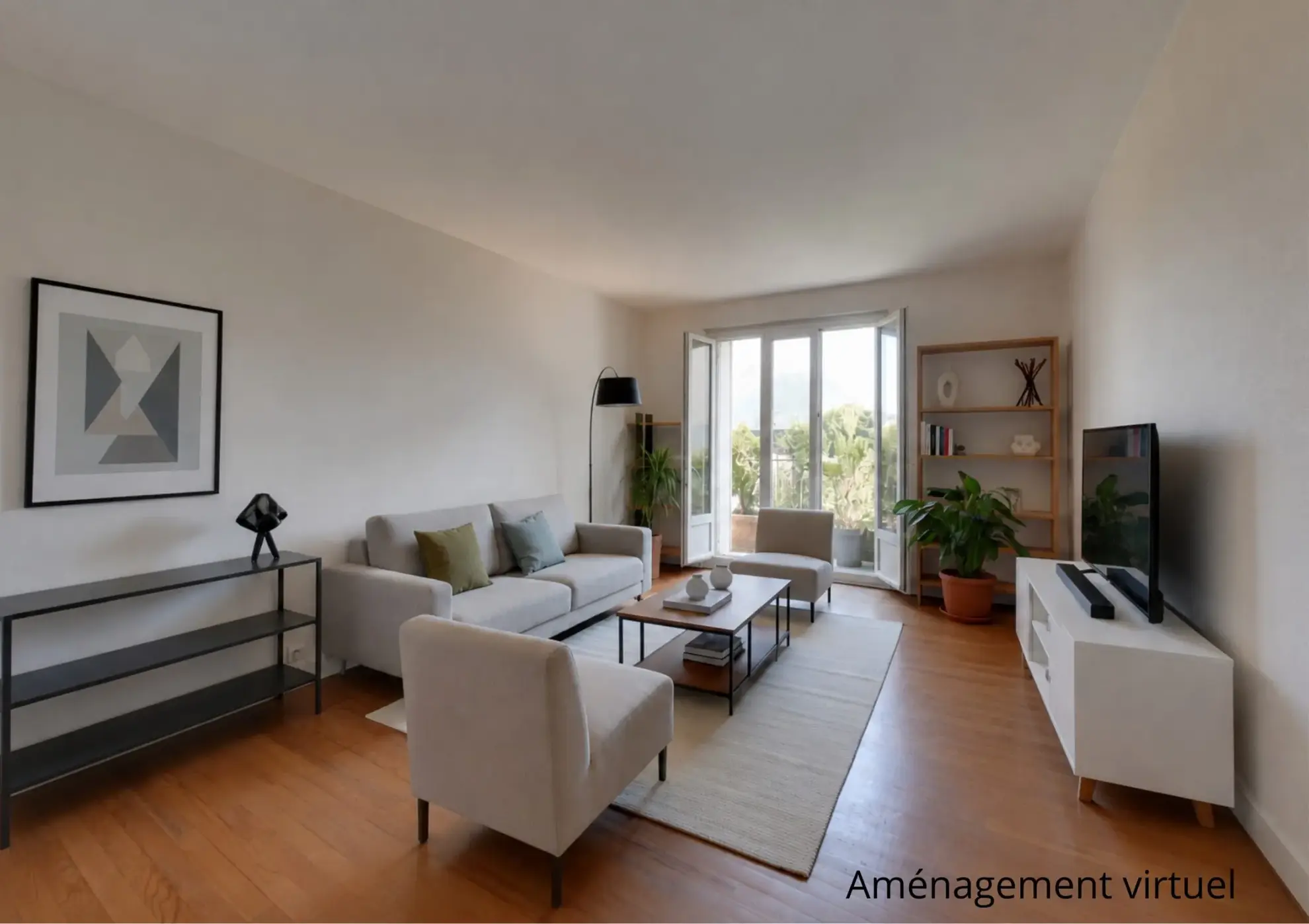 Appartement 2 pièces lumineux avec balcon à Grenoble quartier Eaux-Claires