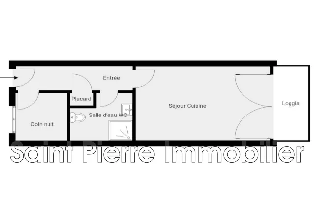 Appartement traversant avec vue mer à Cagnes-sur-Mer en vente 