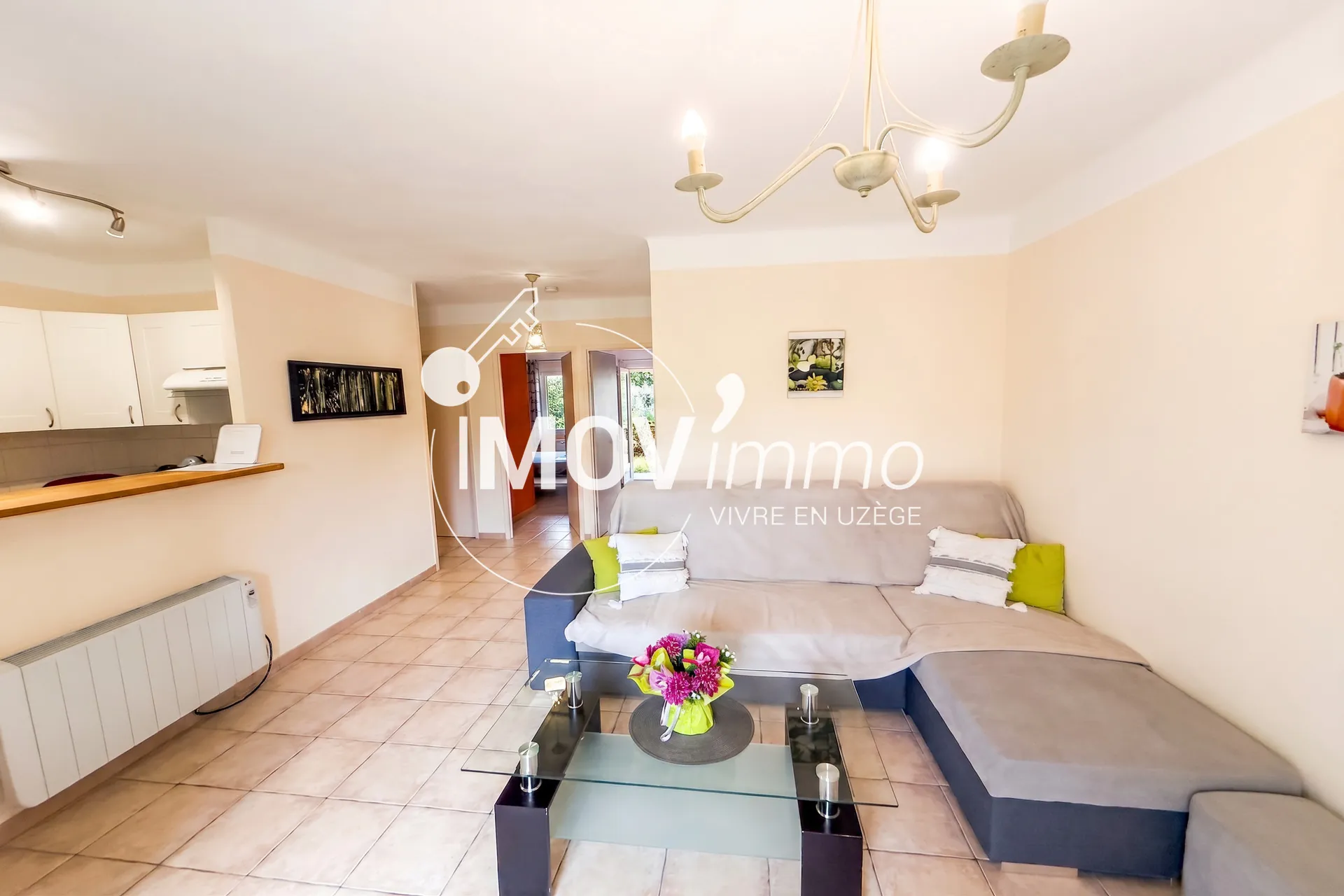 Appartement T3 meublé avec vue et piscine à Uzès, idéal investissement