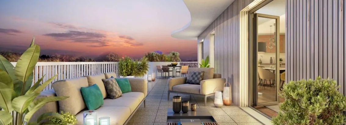 Appartement T2 neuf à Noisy-le-Grand - 45,83 m² avec annexe, livraison immédiate