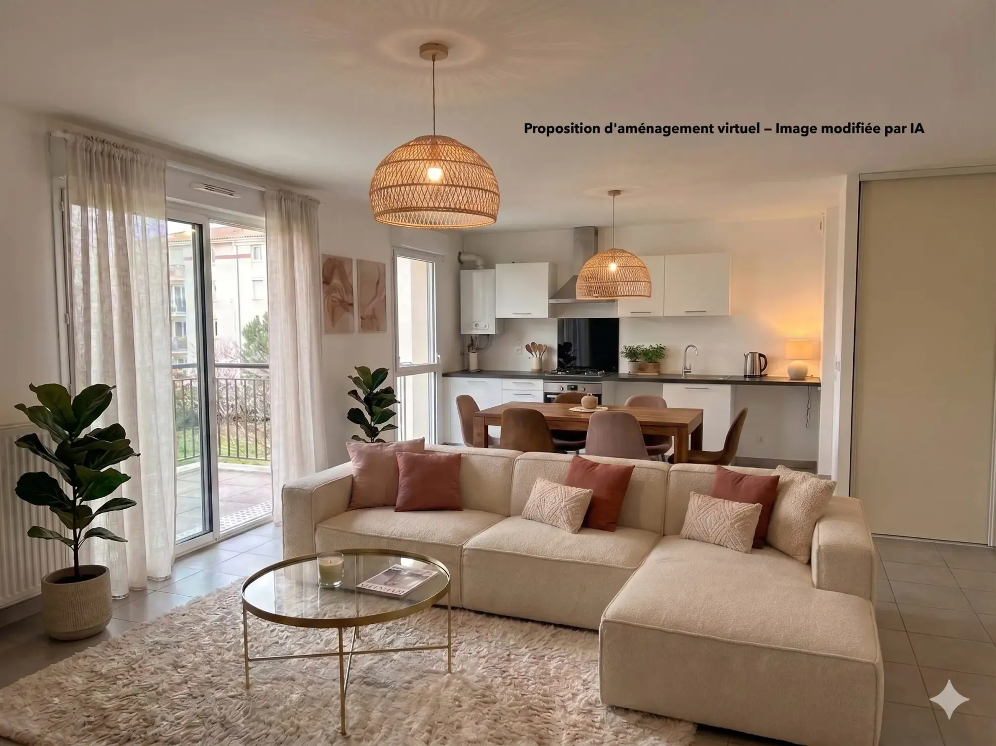 Appartement T3 récent avec terrasse à vendre à Valence
