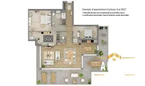 Appartements neufs à Vouvray - Résidence moderne et élégante proche de Tours 