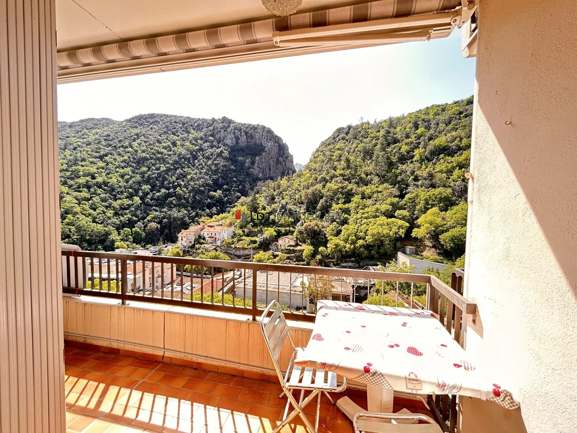 Studio rénové de 32 m² avec terrasse plein sud à Amélie-les-Bains
