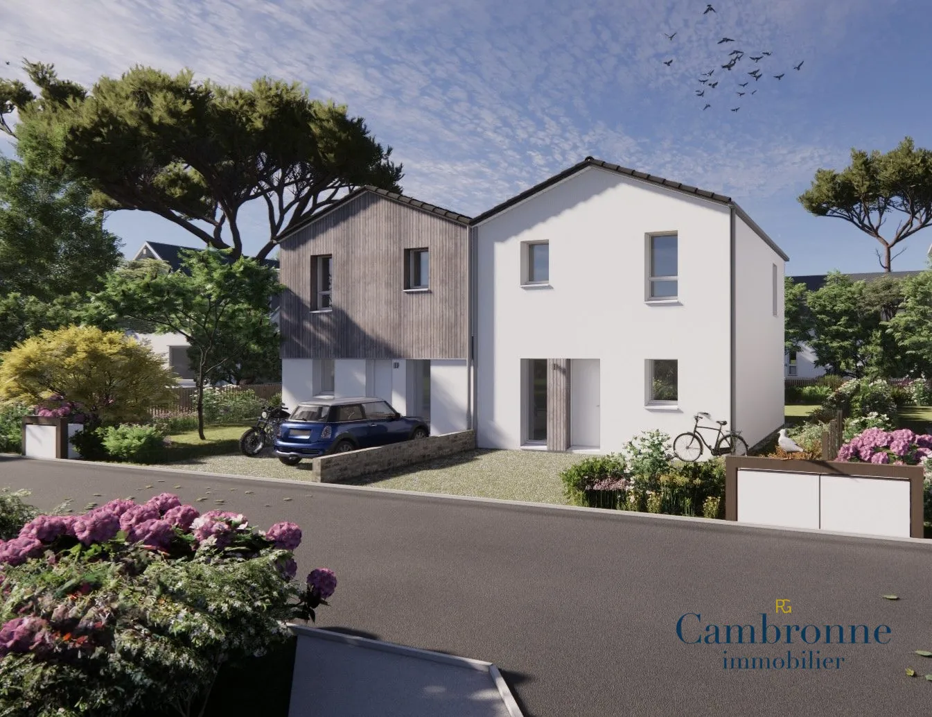 Terrain constructible à Cordemais (44) dans le lotissement Les Bleuets