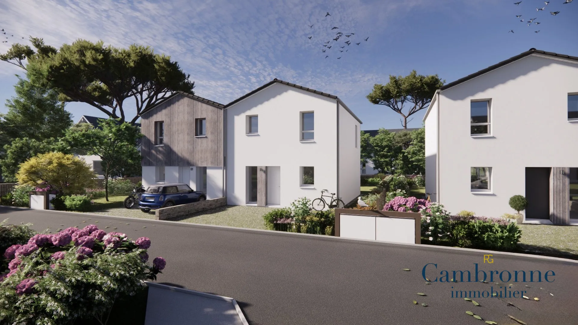 Terrain constructible à Cordemais (44) dans le lotissement Les Bleuets 
