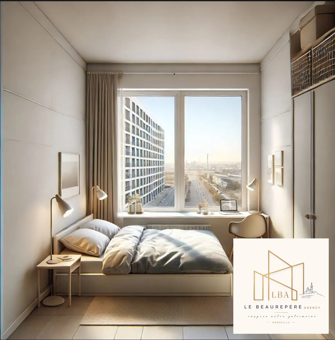 Appartement T1 neuf à Marseille dans le secteur Euromed 2 - Vente immobilière 
