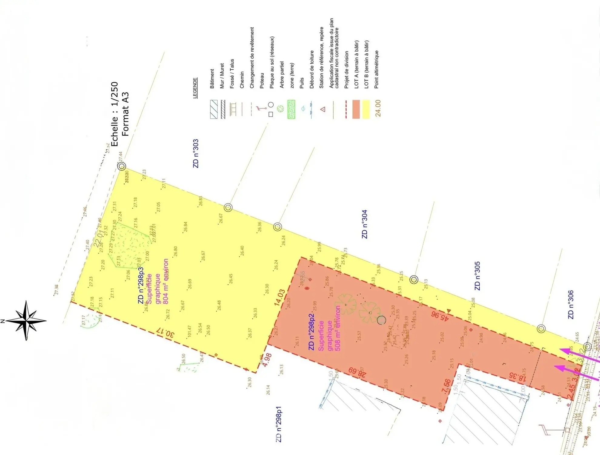 Terrain à bâtir de 804 m² à Beaufort-en-Vallée avec viabilisation incluse 
