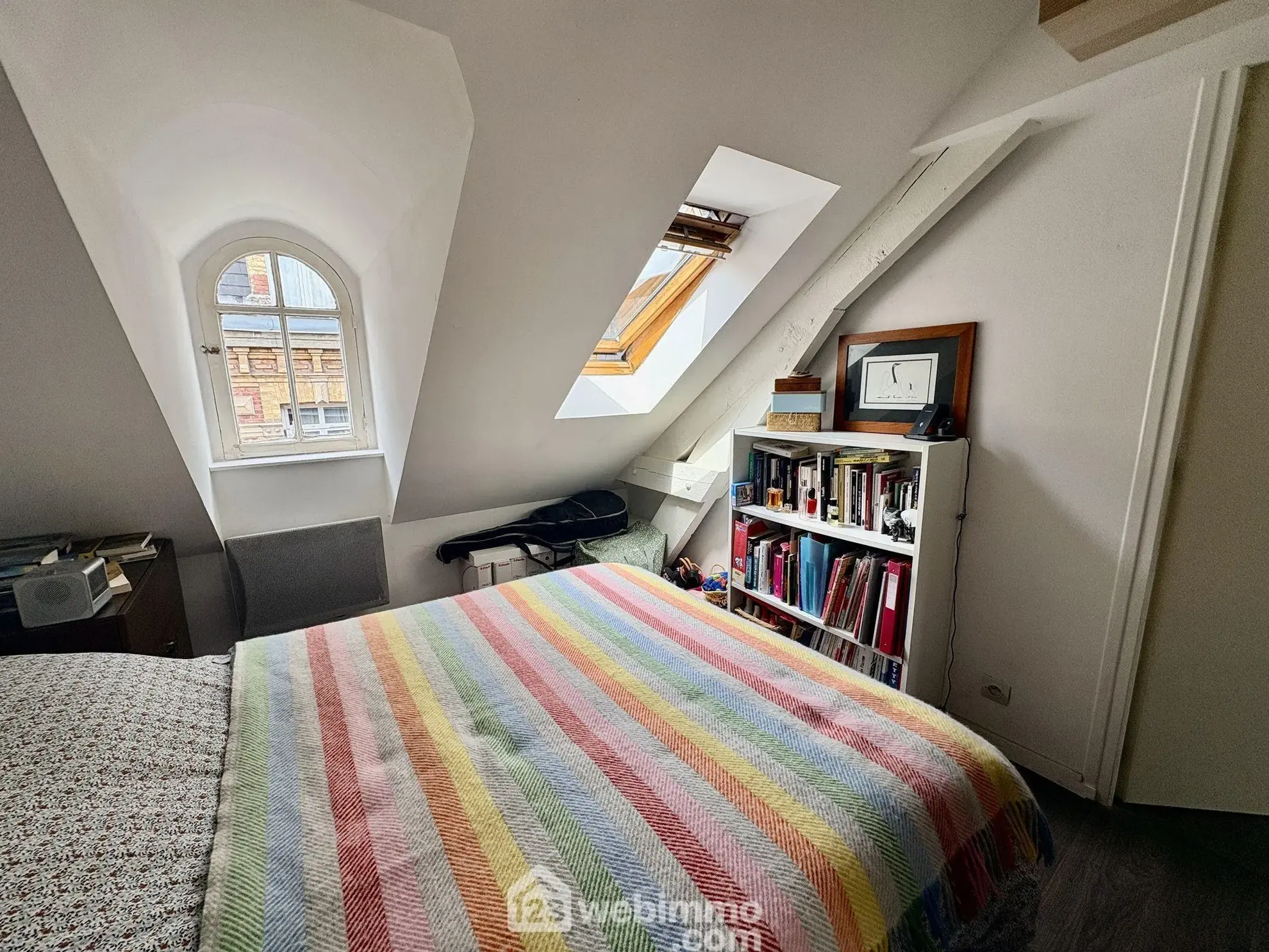 Appartement traversant en duplex de 80m² à Rouen, centre historique 