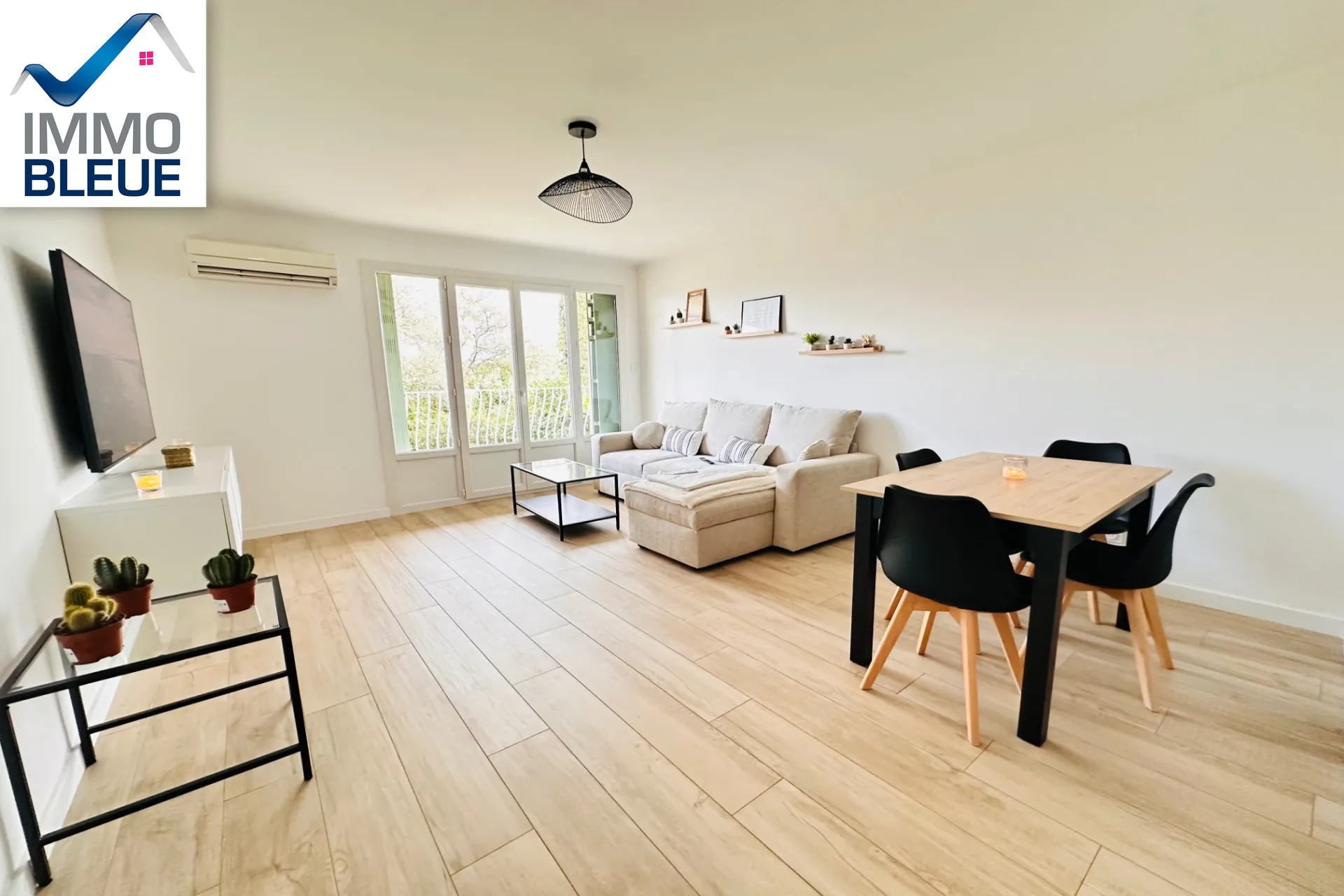Agréable appartement 3 pièces avec terrasse et vue étang à Martigues 