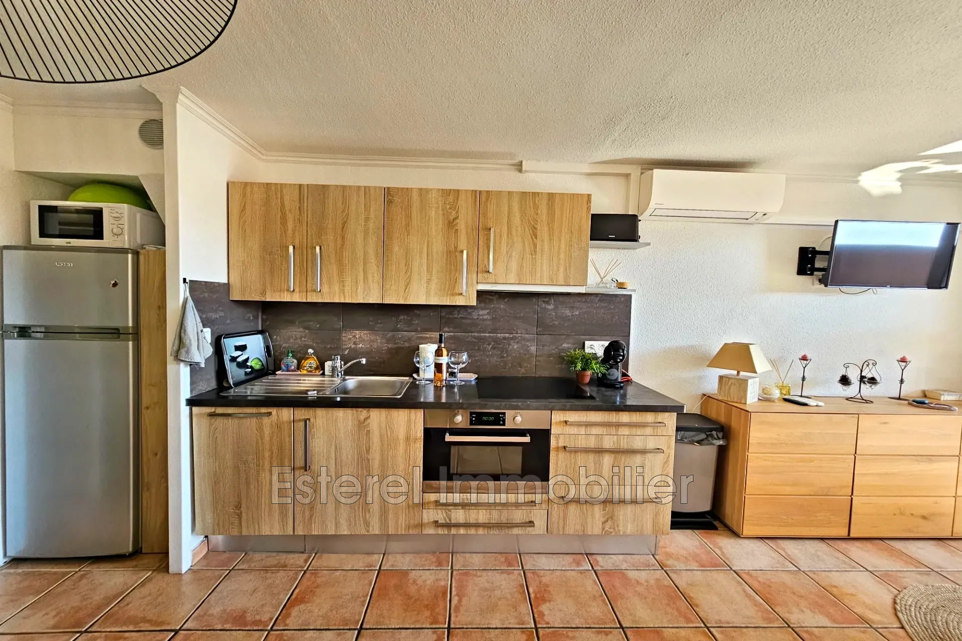 Appartement 3 pièces avec vue mer à Cap Estérel, piscine, parking et terrasse 