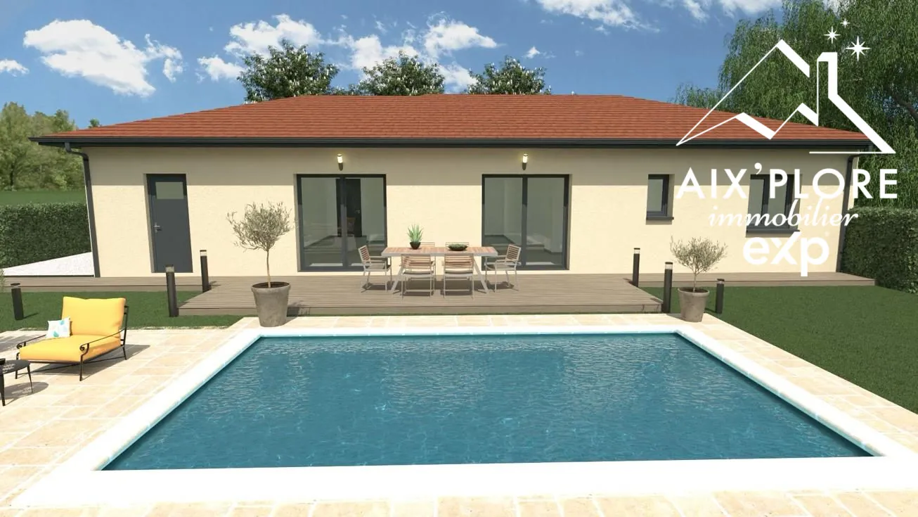 Terrain constructible de 610 m² avec vue dégagée à Jujurieux