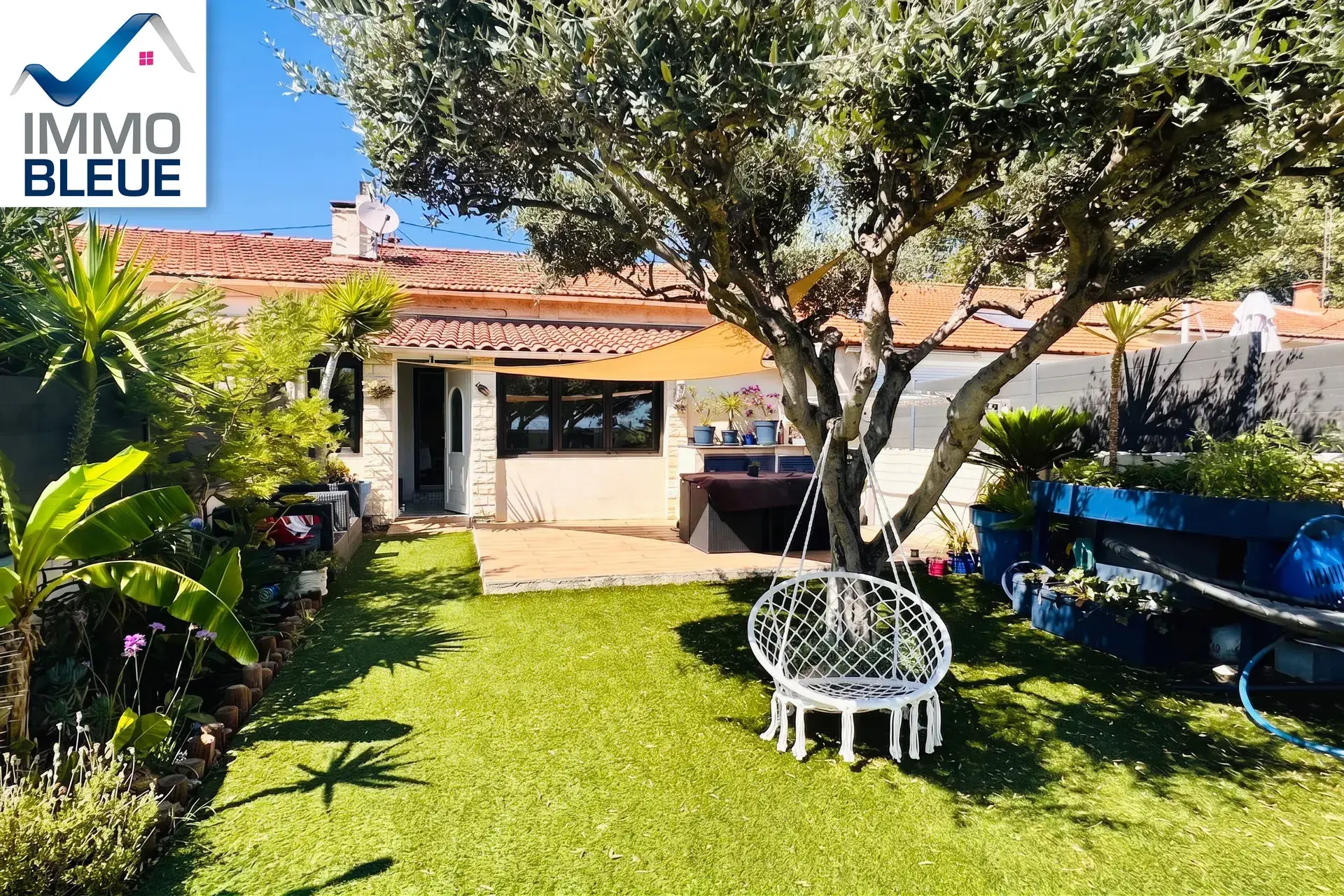 Charmante maison de plain-pied à Martigues avec jardin et terrasse orientée plein sud