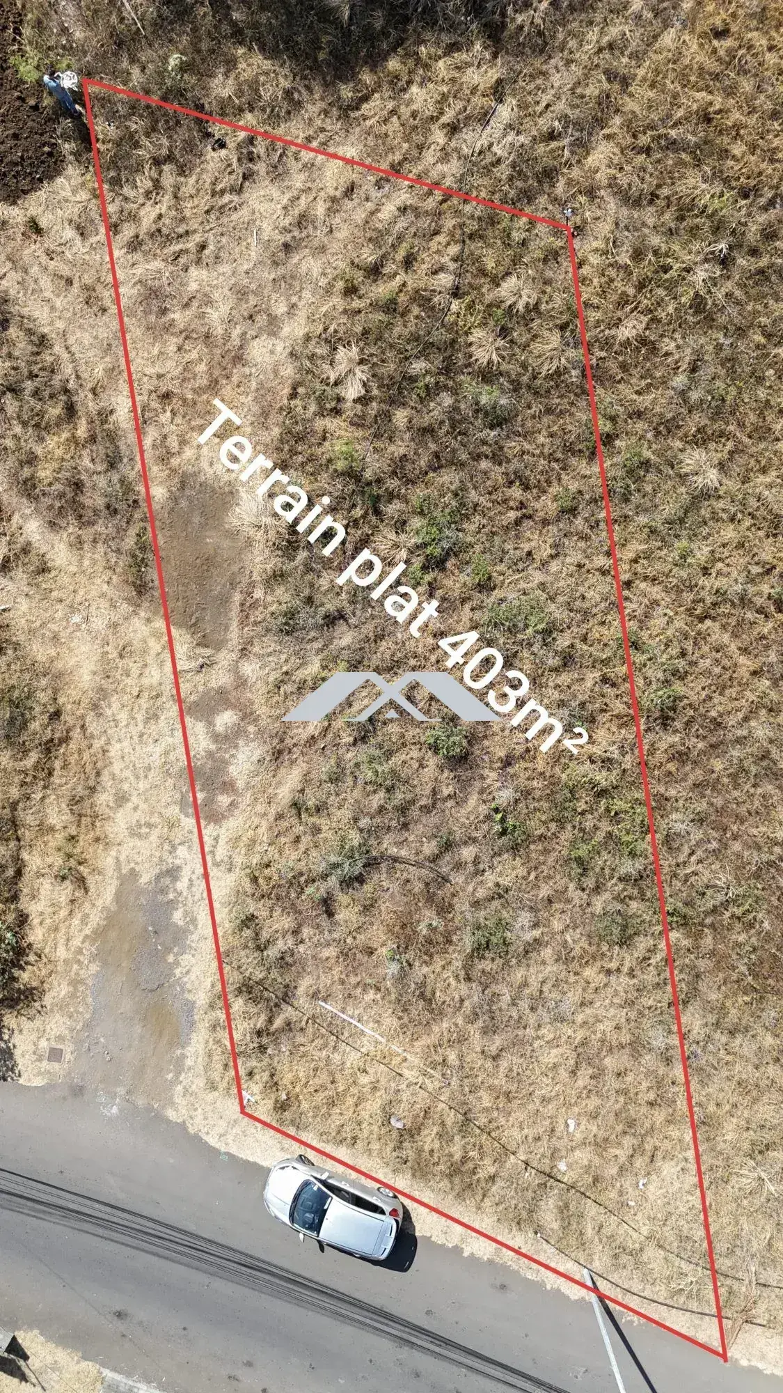 Terrain constructible de 400 m² à Saint-Louis, La Rivière