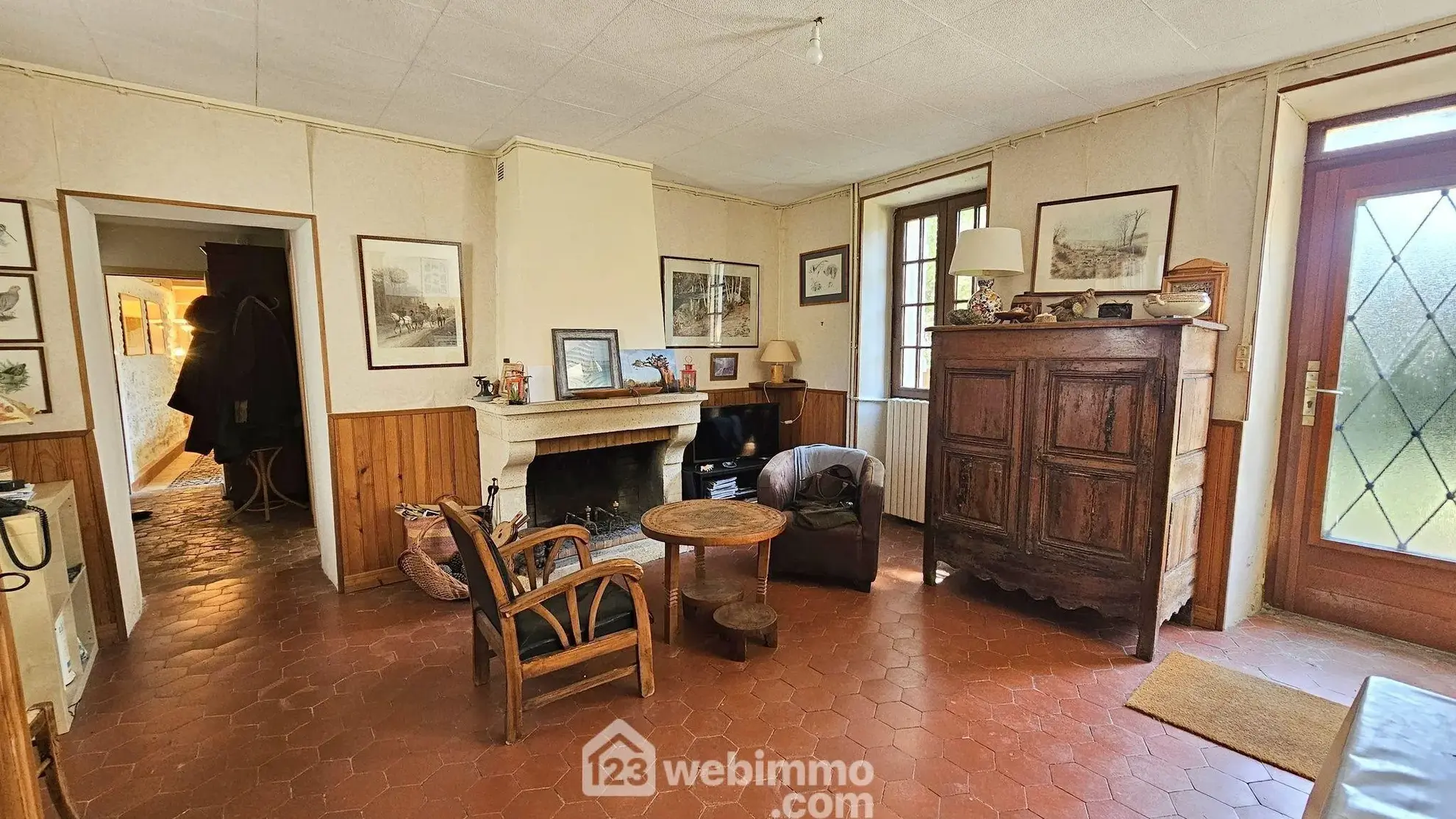 Maison en pierre de 120 m² avec jardin intime à Larchant 