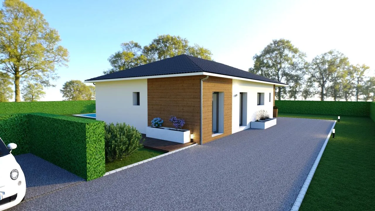 Maison neuve 5 pièces avec climatisation à Parentis-en-Born 