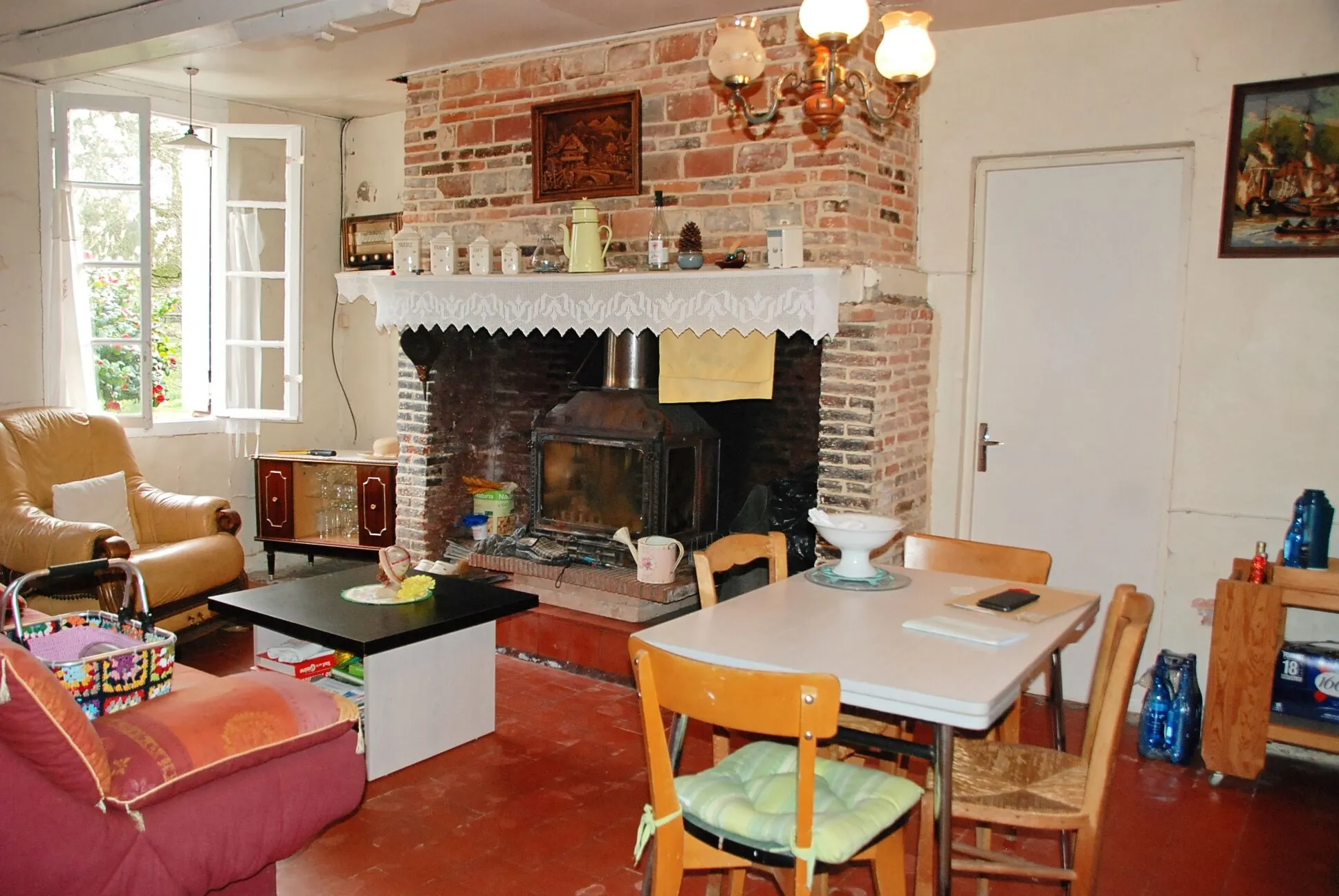 Charmante maison en briques et silex avec grand terrain proche Fécamp et Cany 