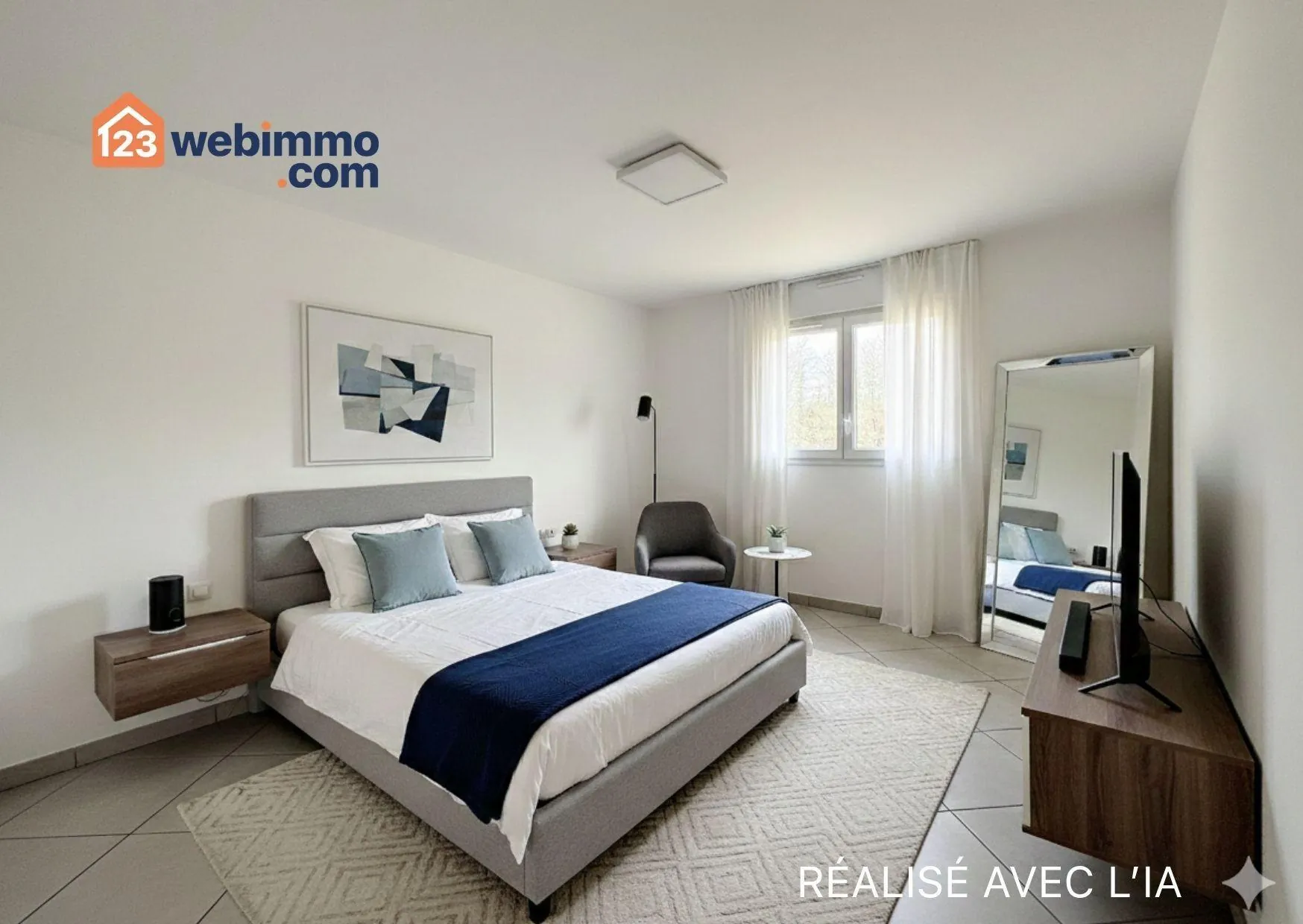 Maison de plain-pied 84m2 à Plouaret, quartier résidentiel avec terrain constructible 