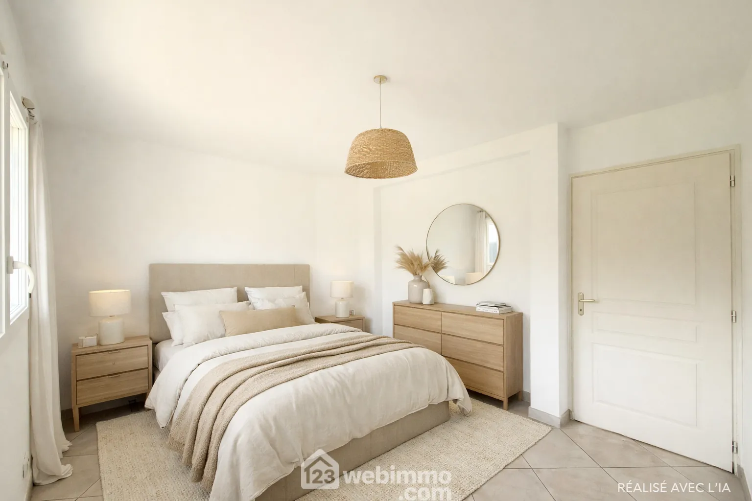 Maison de plain-pied 84m2 à Plouaret, quartier résidentiel avec terrain constructible 