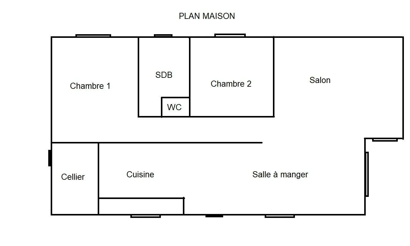 Maison de plain-pied 84m2 à Plouaret, quartier résidentiel avec terrain constructible 