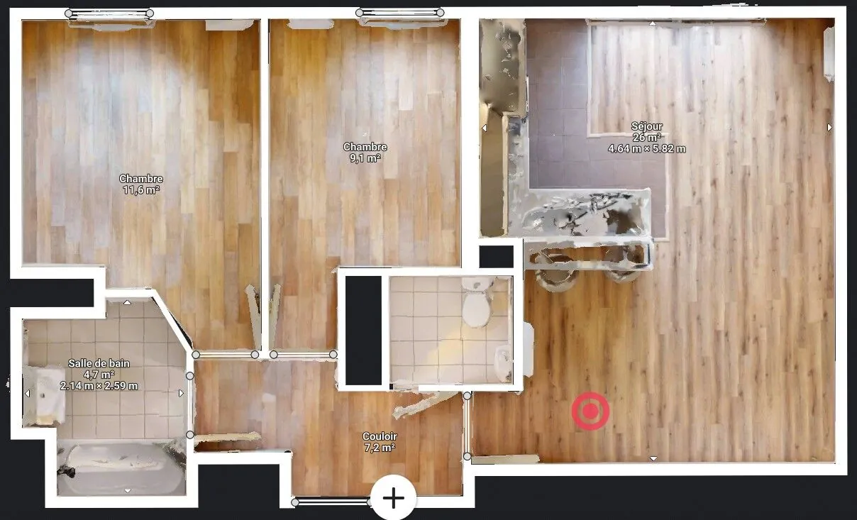 Appartement récent avec jardin privatif, terrasse et parking à Wasquehal 