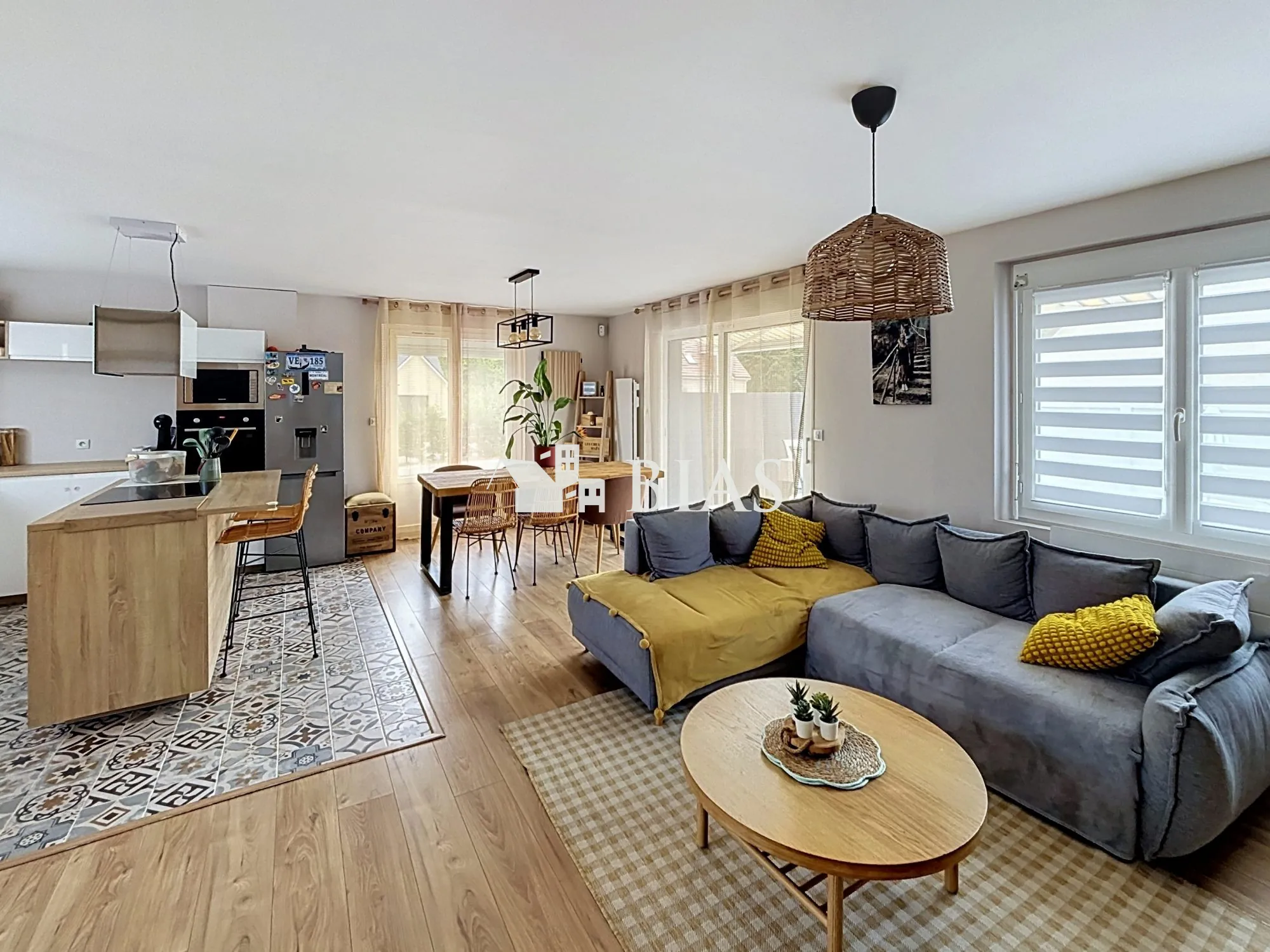 Maison de plain-pied 2 chambres à Poses – Confort et tranquillité