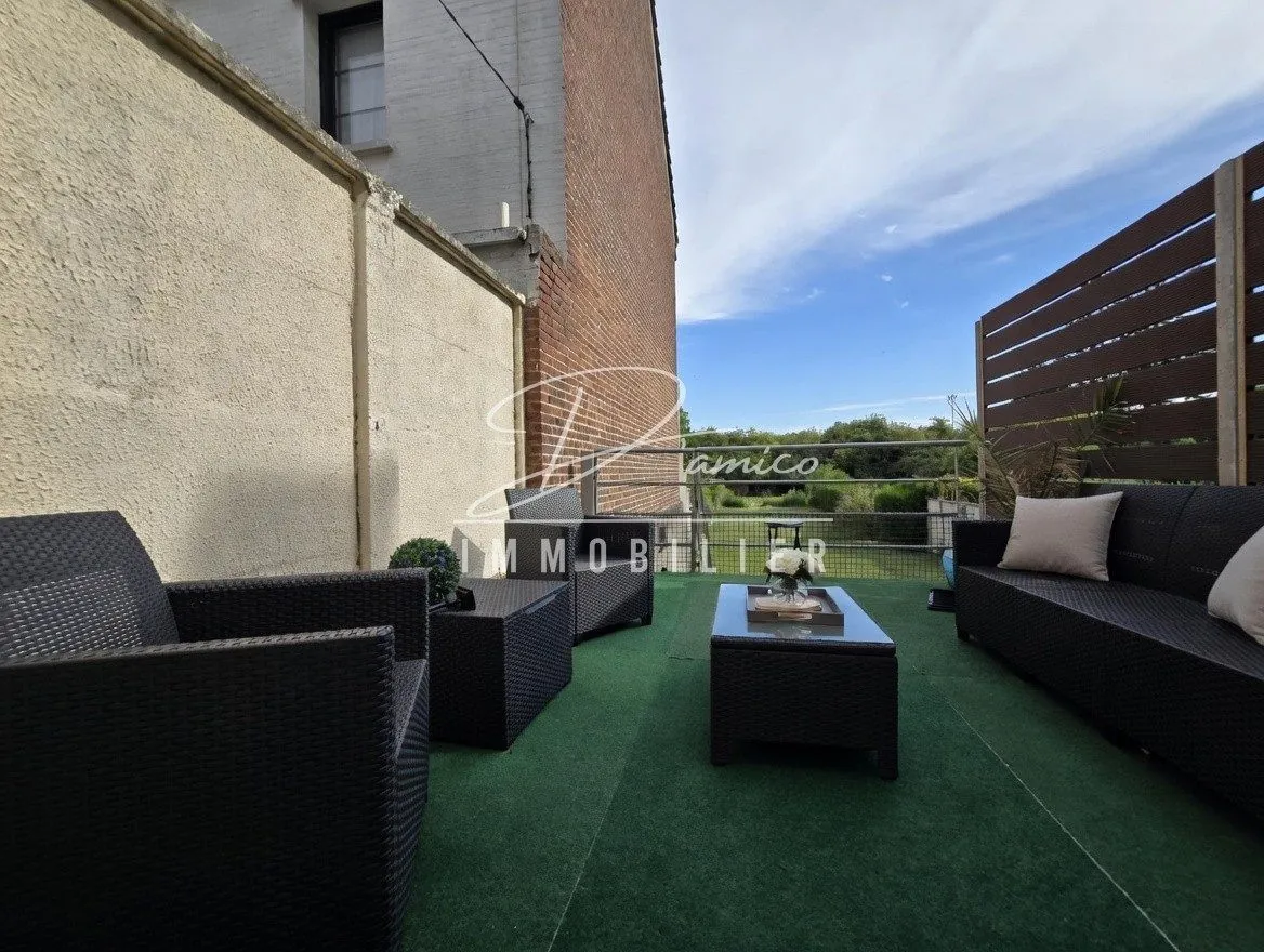 Maison 3 chambres avec jardin, balcon et sous-sol à Cambrai 