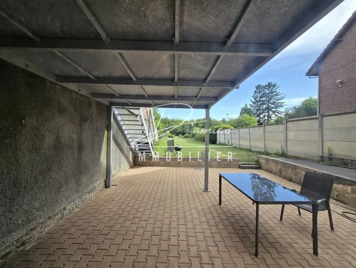 Maison 3 chambres avec jardin, balcon et sous-sol à Cambrai 