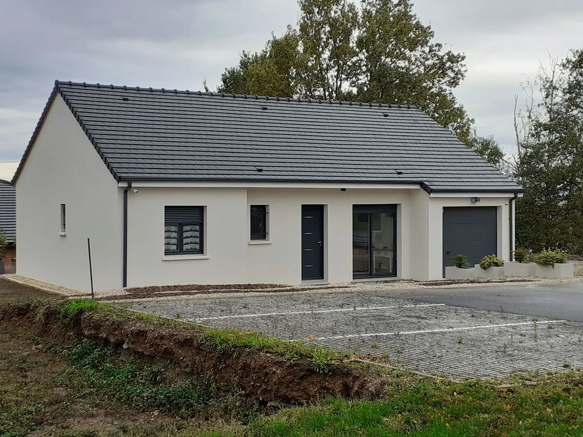 Maison neuve de 80 m² avec 2 chambres et garage à Nourard-le-Franc