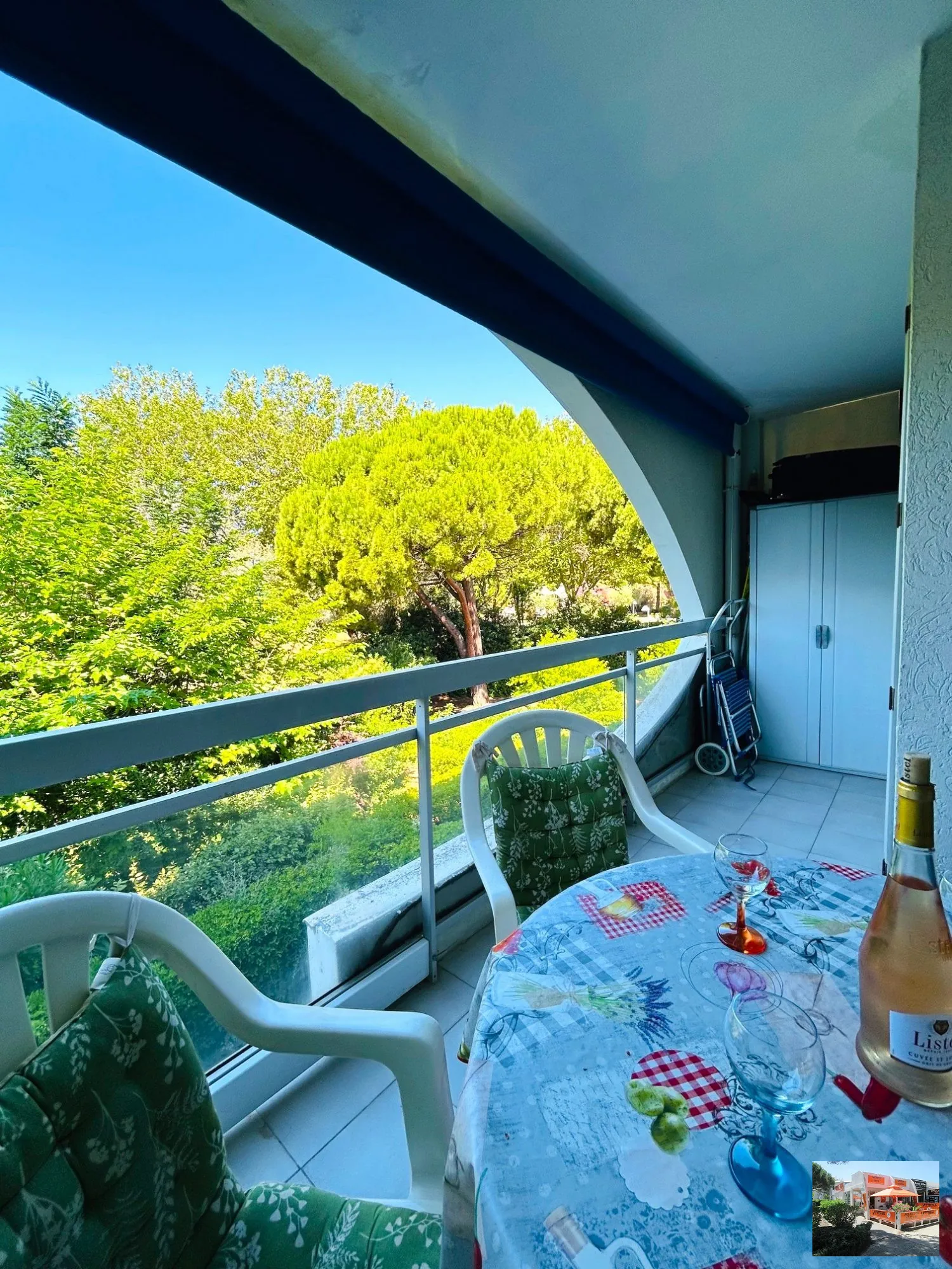 Appartement lumineux de 27 m² avec loggia et parking à La Grande-Motte