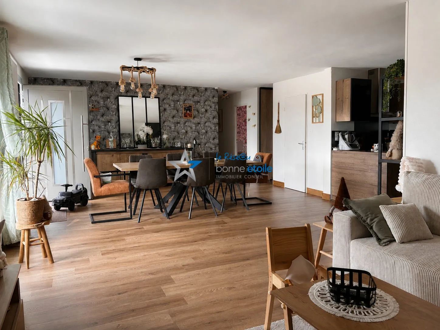 Maison de plain-pied avec 3 chambres, garage et terrasse à Balesmes-sur-Marne proche Langres
