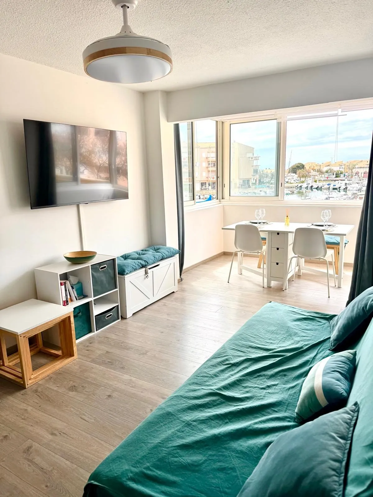 Charmant appartement à Frontignan Plage avec vue sur la marina – Idéal pied-à-terre ou investissement