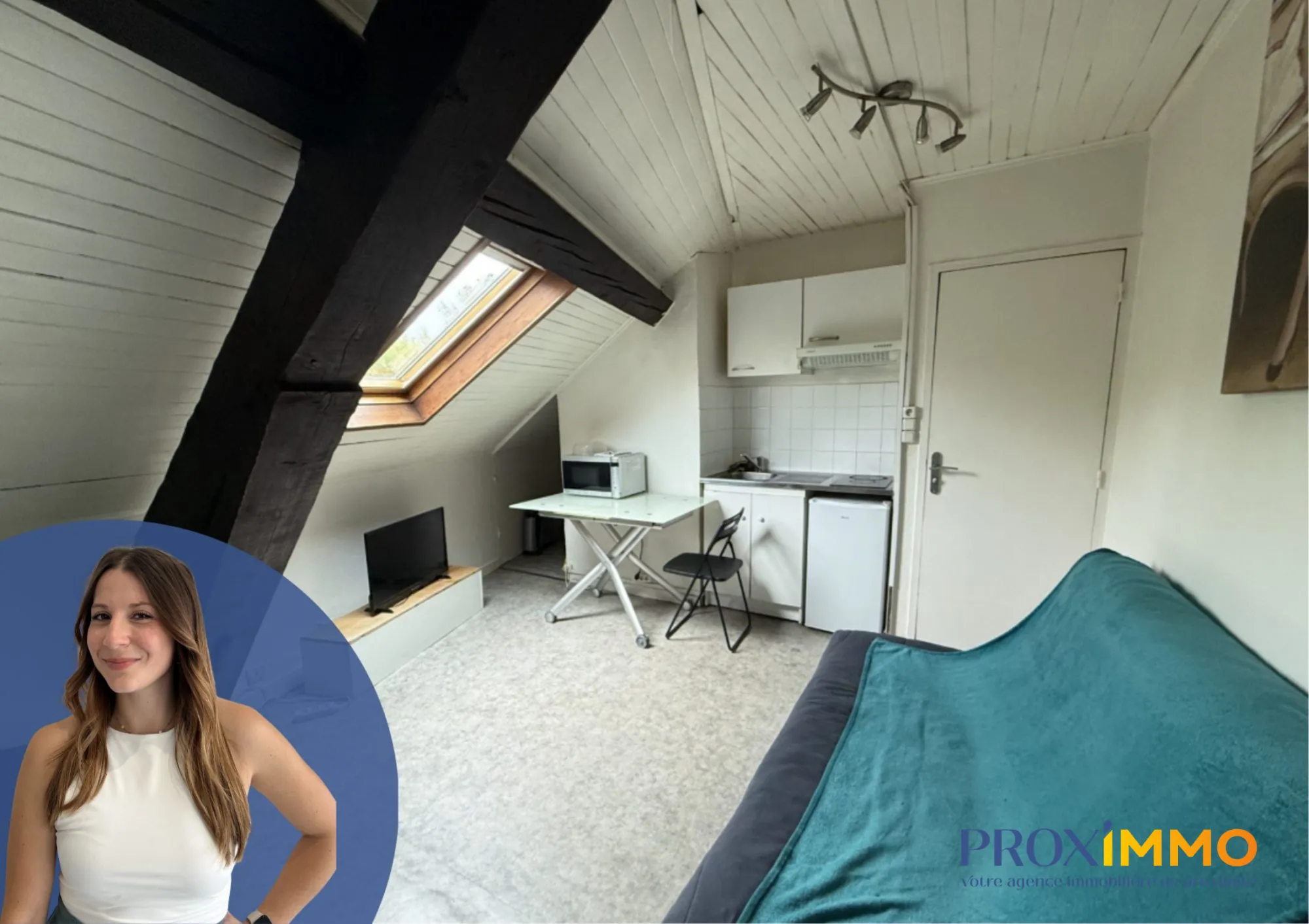 Studio à vendre à Voiron en centre-ville – Idéal Investisseur