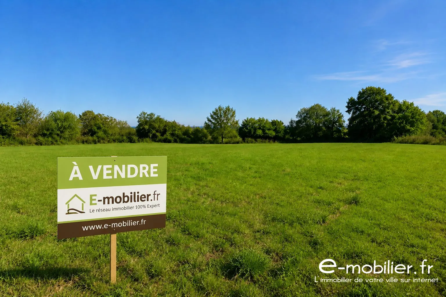Terrain constructible arboré de 1500 m² en côte Roannaise