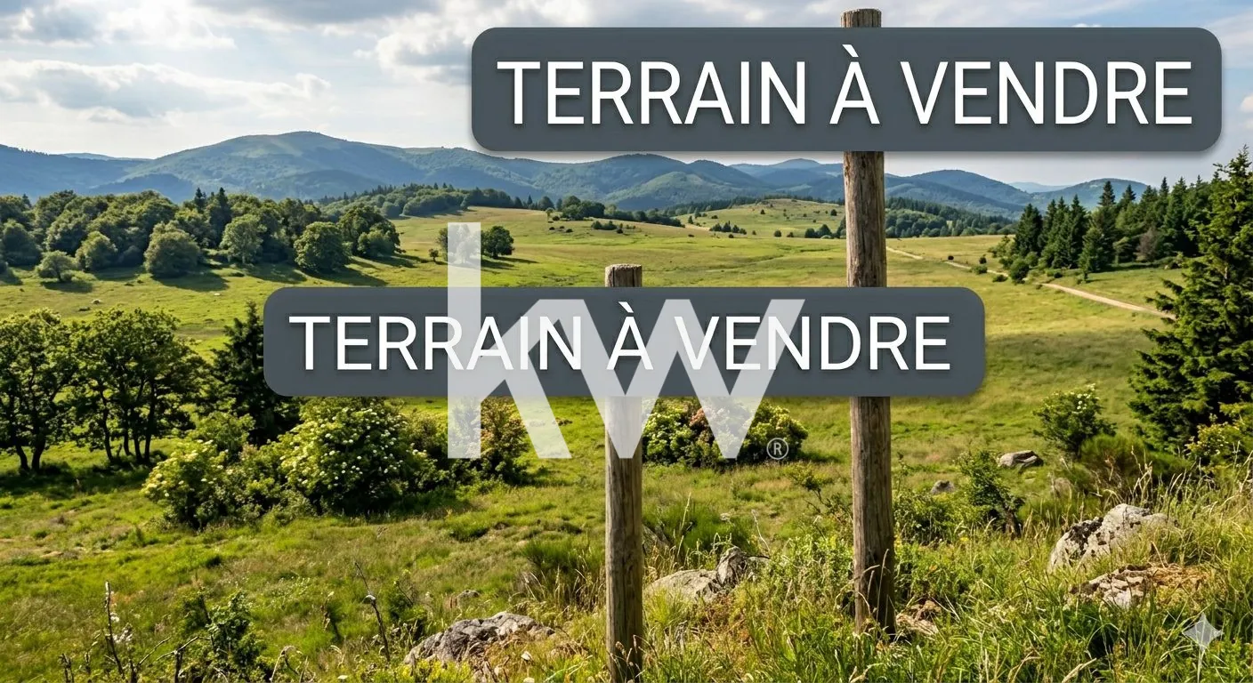 Terrain constructible à Unieux - Environnement calme et lumineux