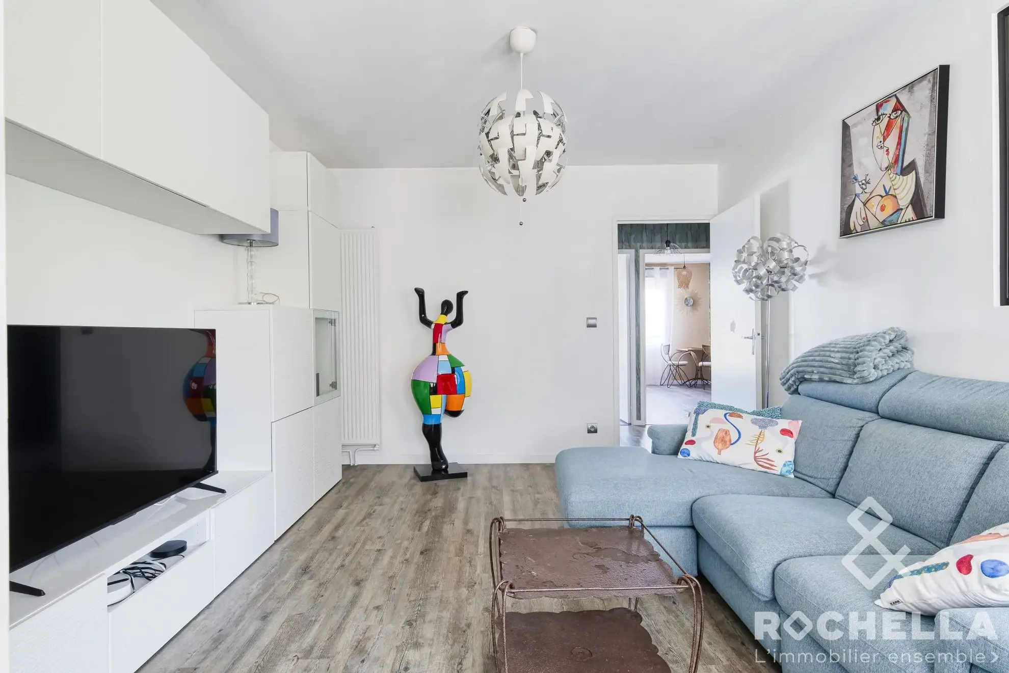 Tres bel appartement 2 chambres à Angers, proche tram, avec parking et balcon 