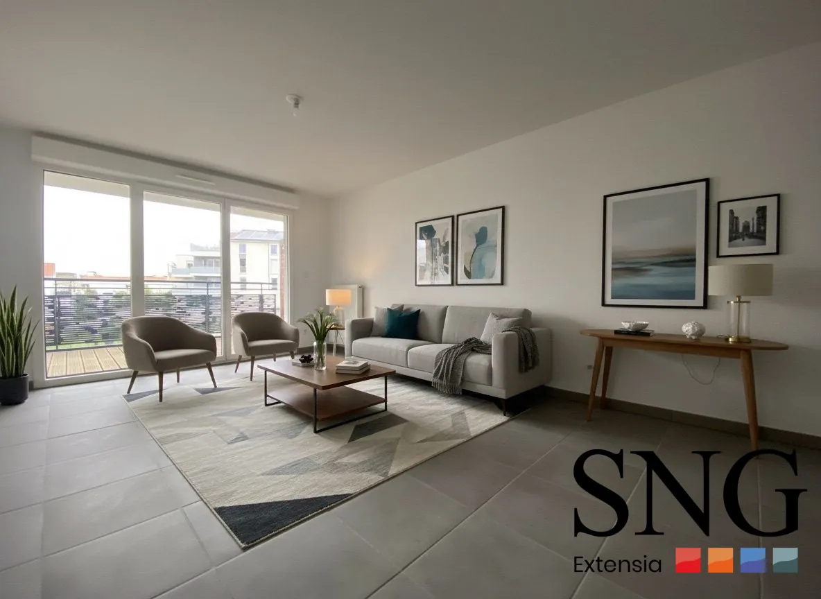 Appartement T3 lumineux et calme avec terrasse à Toulouse proche commodités