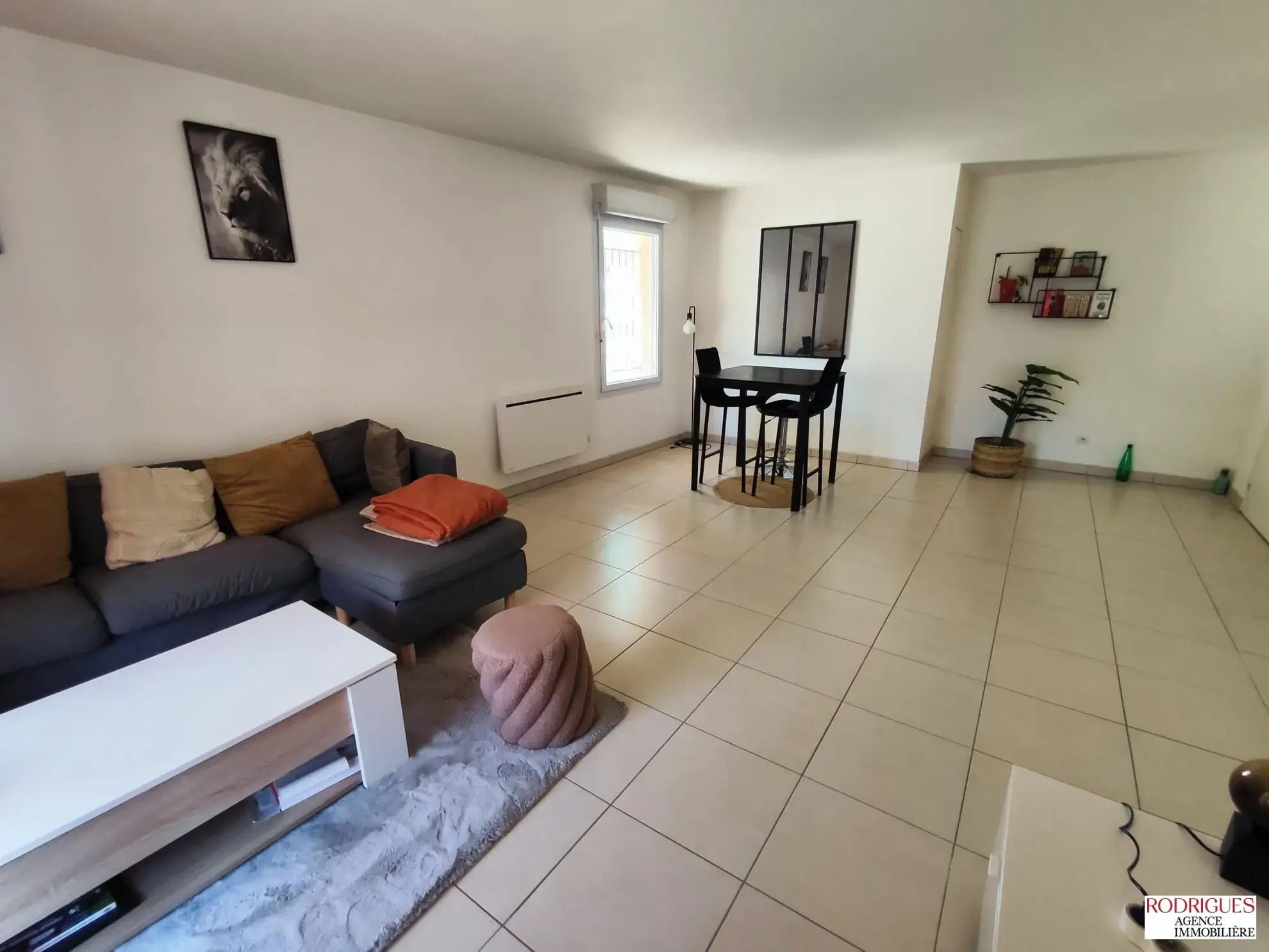 Séjour Appartement 3 pièces avec terrasse et parking à Poitiers 