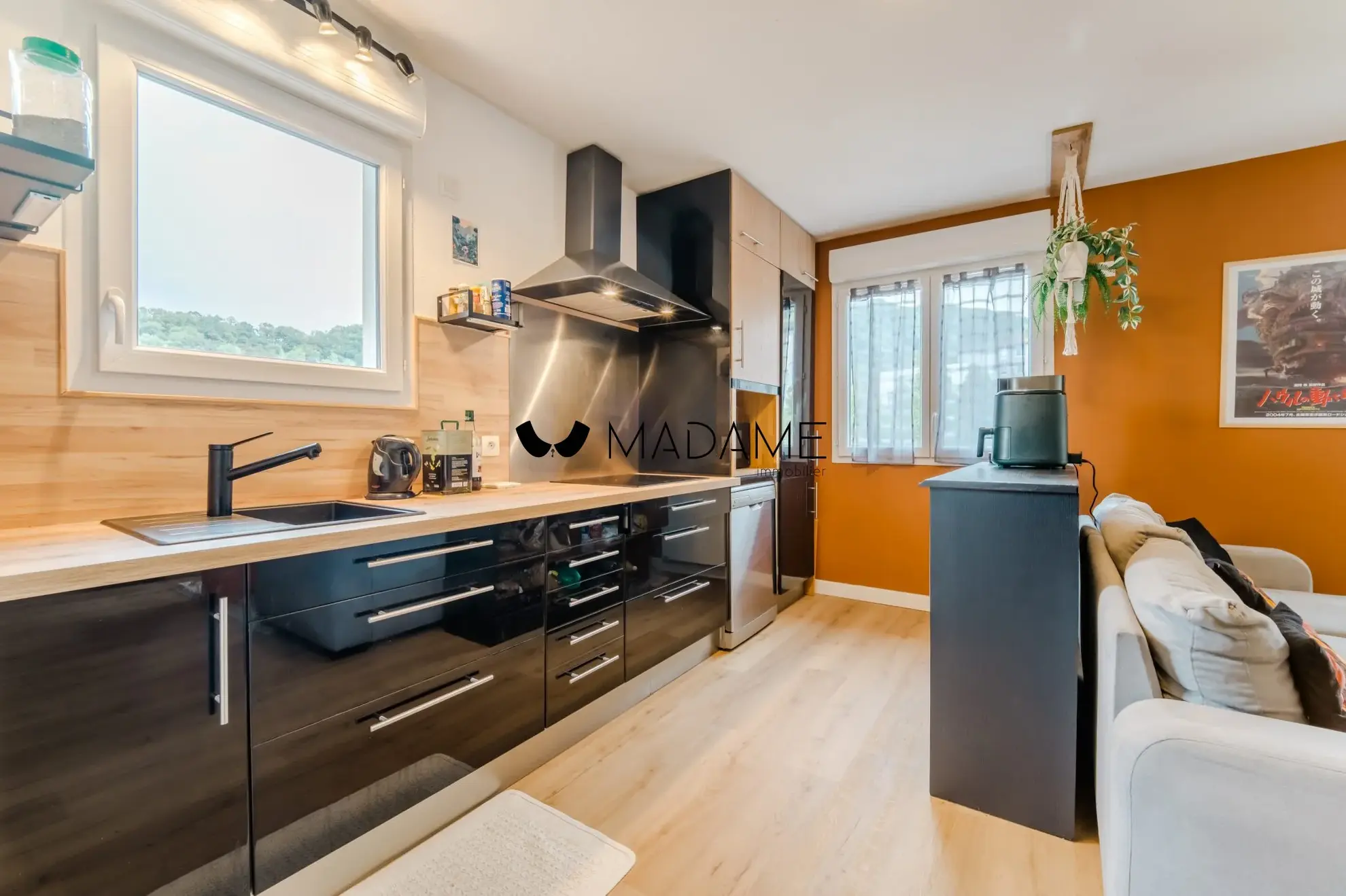 Appartement duplex avec balcon et vue imprenable à Eybens 