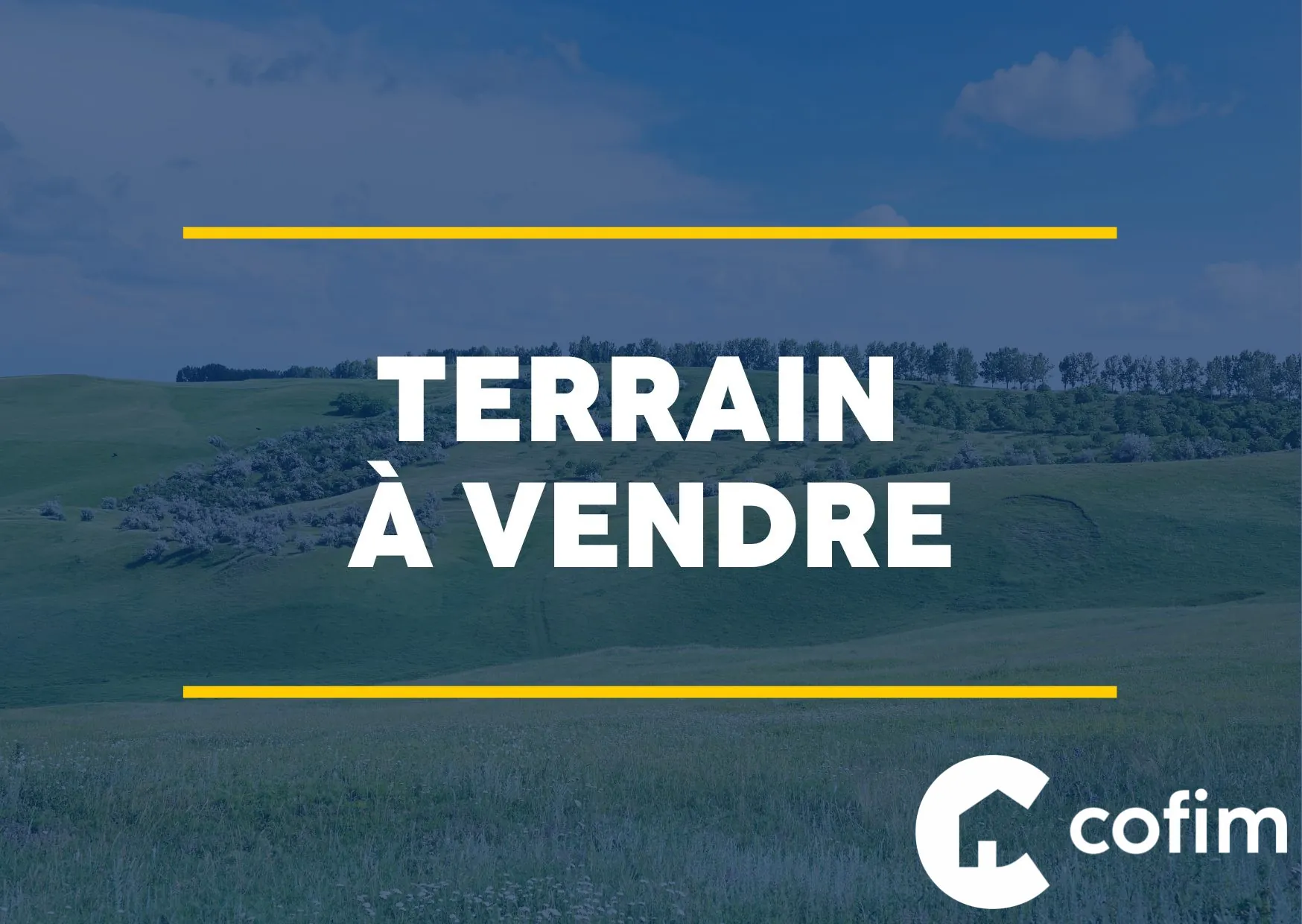 Terrain constructible plat de 1500 m² à Garlin, vue dégagée