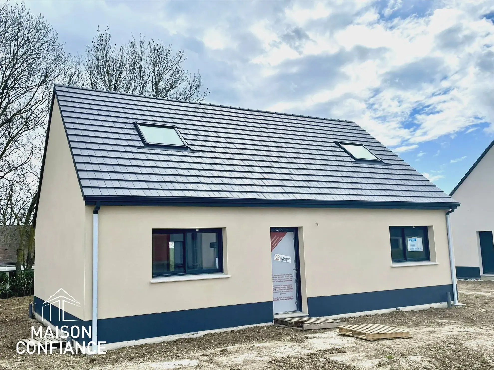 Maison neuve de 90m² avec 3 chambres à Proyart, norme RE2020
