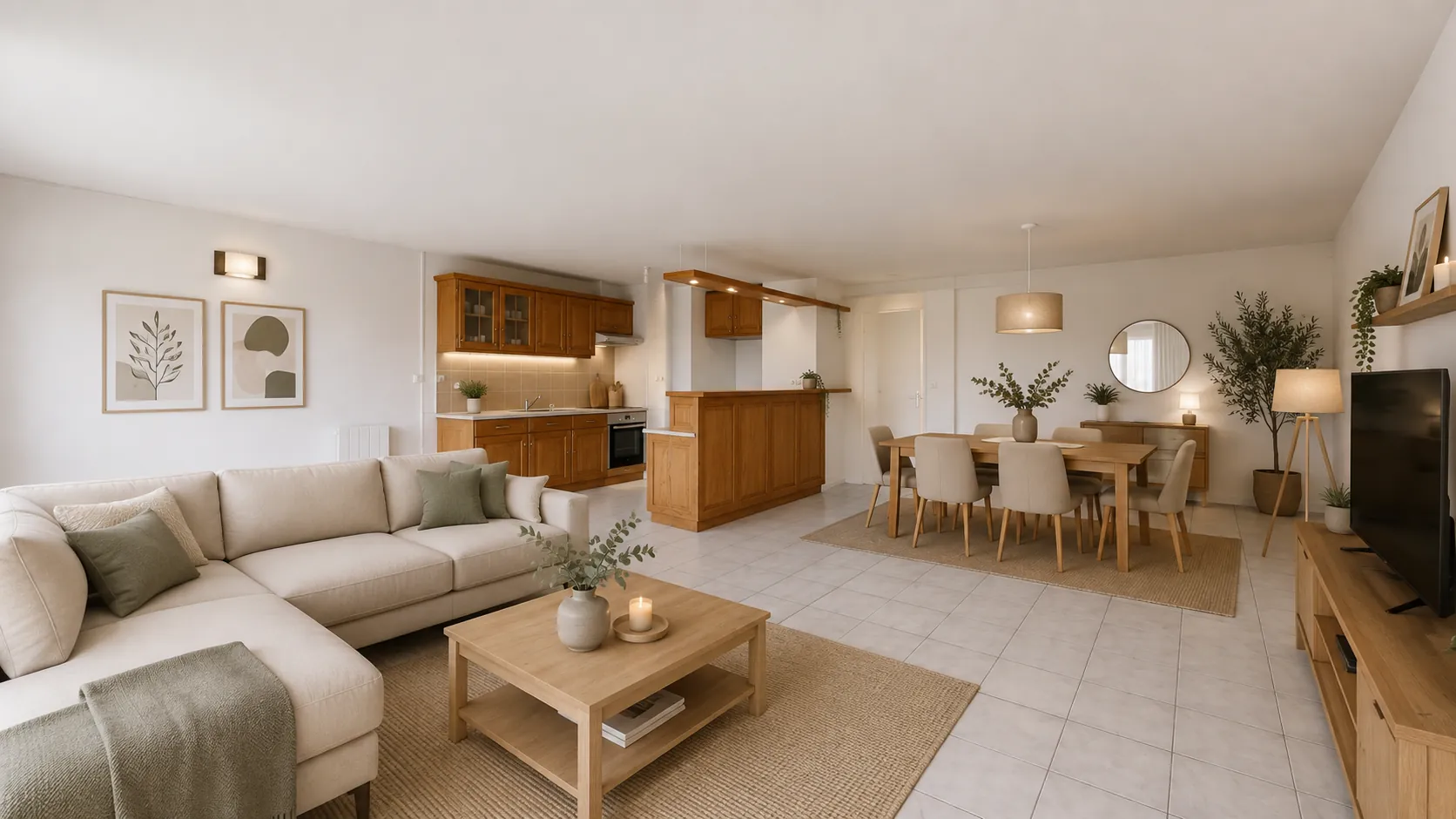 Bel appartement T4 de 85 m² avec vue sur le Canal du Midi à Narbonne