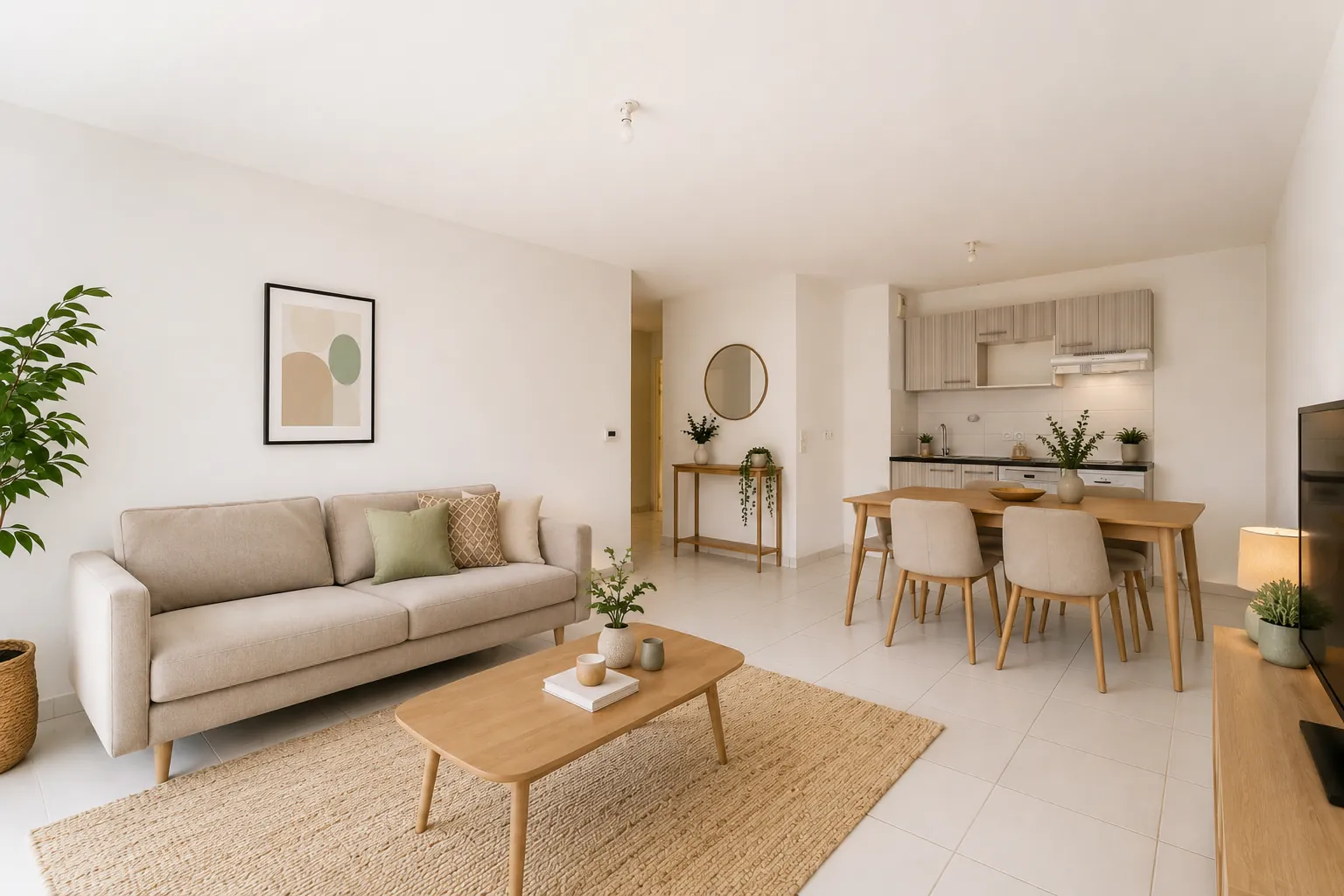 Vente d'un appartement 3 pièces avec balcon ouest et parking à Mérignac