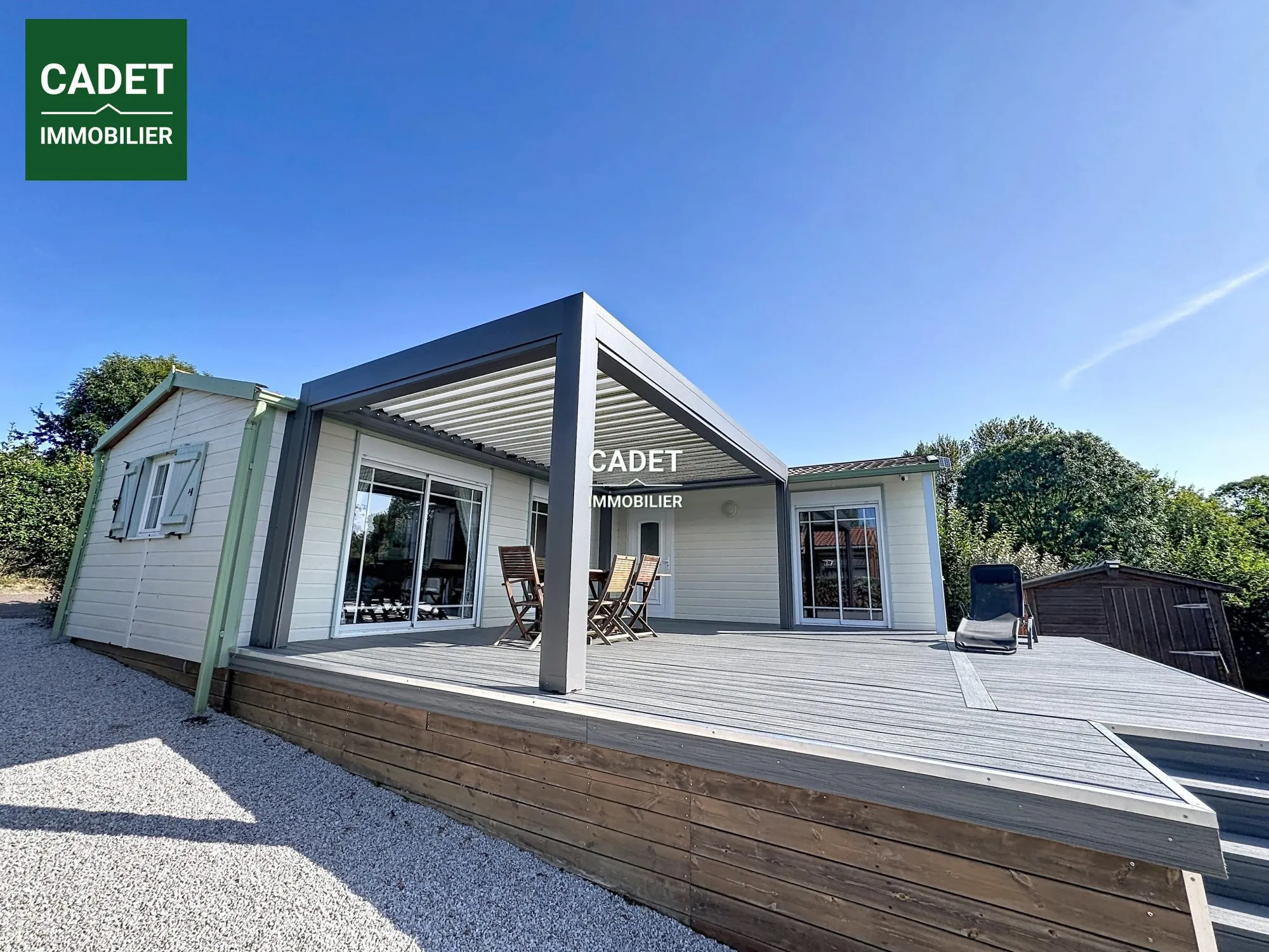 Mobil-home 3 chambres avec jardin à Hudimesnil – Camping Les Îles