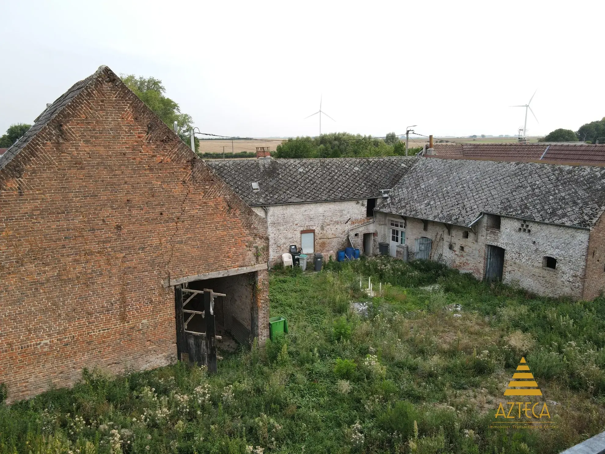 Corps de ferme à rénover à Ruesnes avec fort potentiel dans le Nord